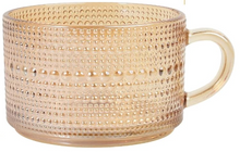 Load image into Gallery viewer, Vintage/Beaded Tea Cup w/Bamboo Lid & Gold Spoon