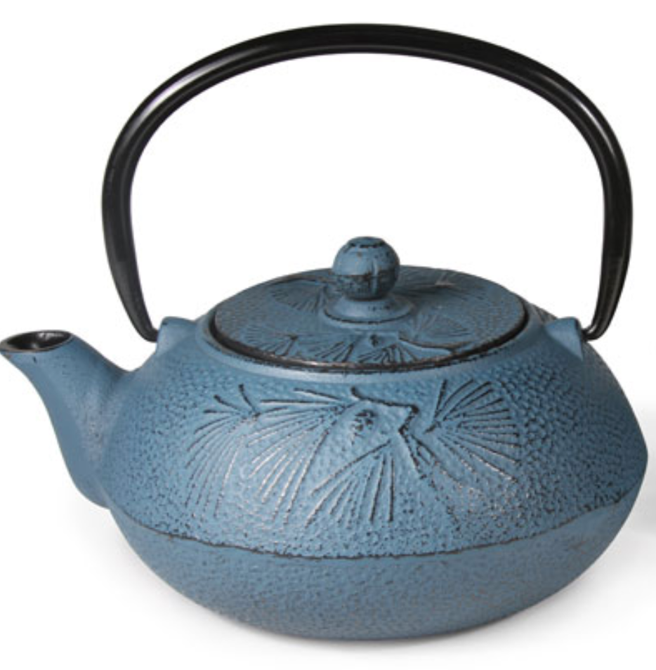 Meguro Blue Cast Iron Tea Pot